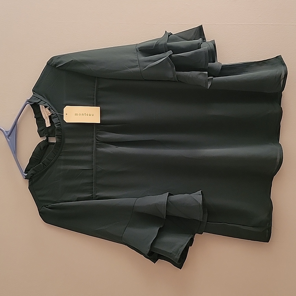 Monteau Los Angeles Blouse NWT size L